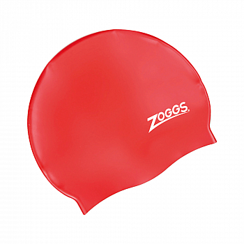Zoggs Silicone Cap Badekappe | Red