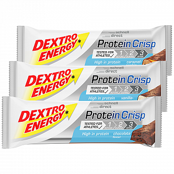 DEXTRO ENERGY Protein Crisp Riegel Testpaket