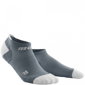 CEP Run Ultralight No Show Compression Socks Herren | Light Grey