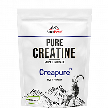 AlpenPower Pure Creatine Monohydrate | 100 % Creapure