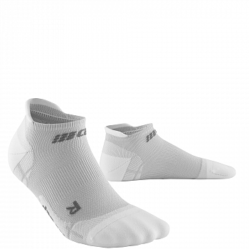 CEP Run Ultralight No Show Compression Socks Herren | Carbon White