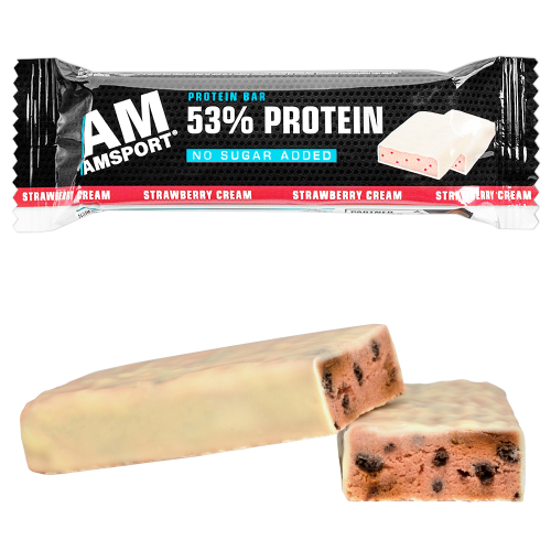 AM Sport High Protein Bar 53% Riegel Erdbeere