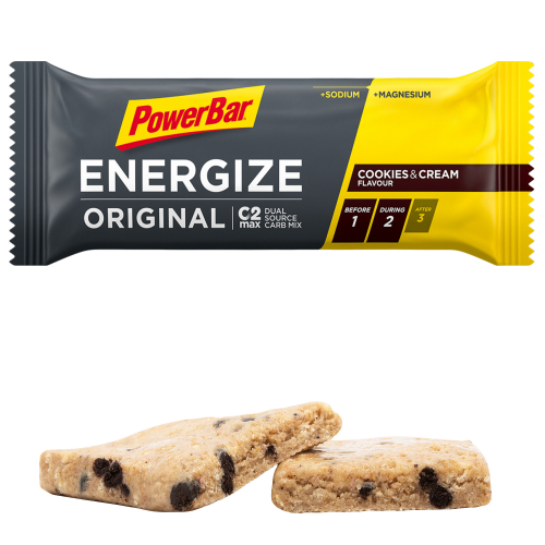 PowerBar Energize Original Riegel Kohlenhydratriegel Cookies & Cream