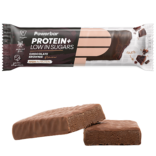 PowerBar Protein Plus Low Sugar Schoko-Brownie 35 g Proteinriegel