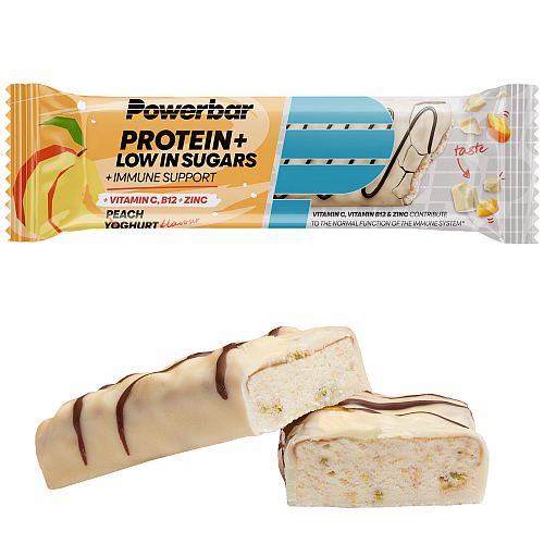 PowerBar Protein Plus Low Sugar Pfirsich-Joghurt 35 g Proteinriegel