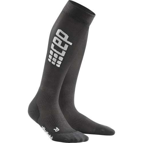 CEP Run Ultralight Compression Socks Herren | Black Grey