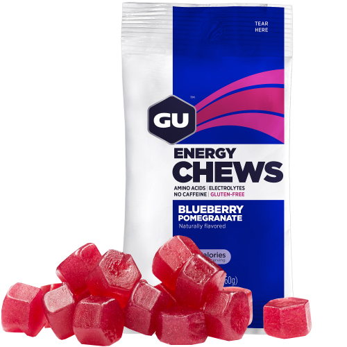 GU Energy Chews Sport Gums Blueberry Pomegranate