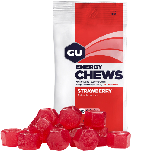 GU Energy Chews Sport Gums Strawberry