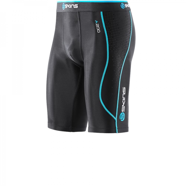Kurze Skins Herren A200 Compression Short Tight Kompressionshose in Schwarz B60182002