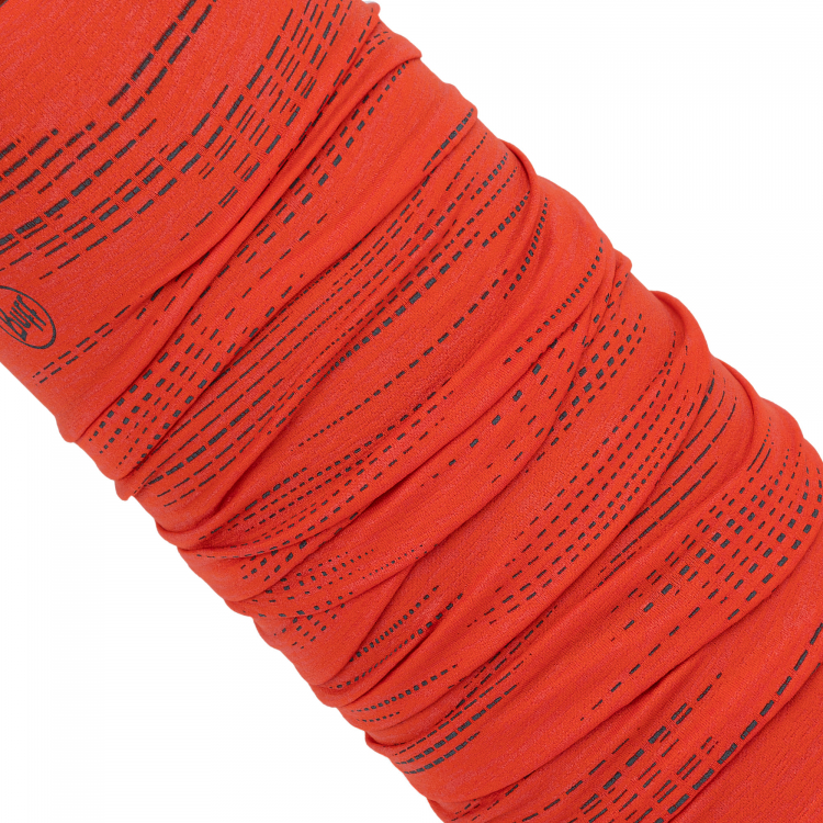 DryFlx Buff Reflektoren Art. Rot-Orange | | Mit Multifunktionstuch