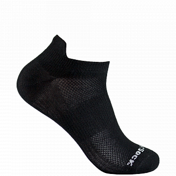 WRIGHTSOCK Coolmesh II Low Tab | Black | Dnn