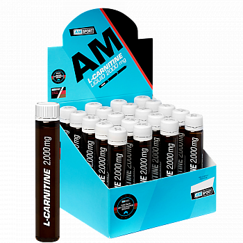 AMSPORT L-Carnitin 2000 mg | Box mit 20 Ampullen