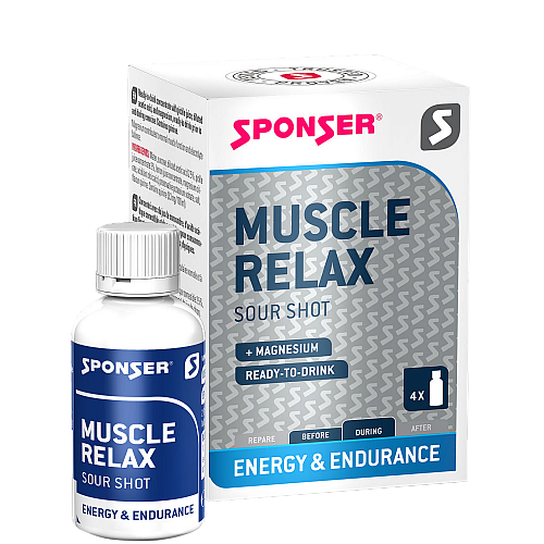 SPONSER Muscle Relax | Box mit 4 Shots