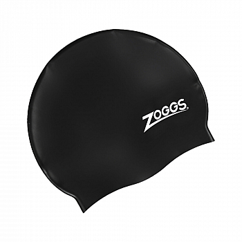 Zoggs Silicone Cap Badekappe | Black