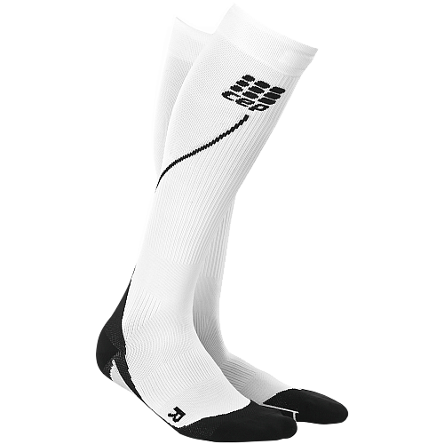CEP Run 2.0 Compression Socks Herren | White Black | Restposten-Aktion