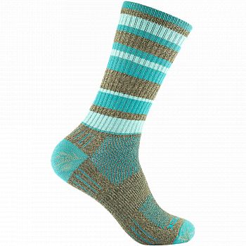 WRIGHTSOCK Adventure Crew | Brown Teal | Dick