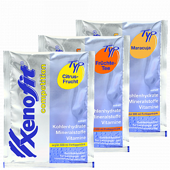 Xenofit Competition Drink | 3 x Getränkebeutel | PLUSARTIKEL