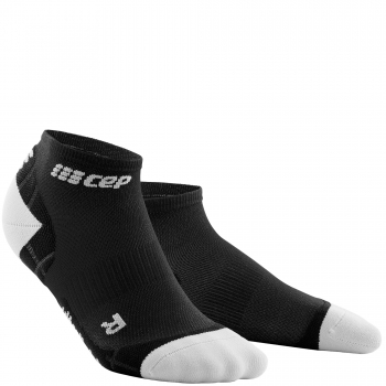 CEP Run Ultralight Low Cut Compression Socks Damen | Black Light Grey
