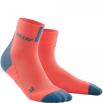 CEP Run 3.0 Short Cut Compression Socks Damen | Coral Grey