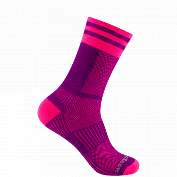 WRIGHTSOCK Coolmesh II Crew  | Plum Pink | Dnn