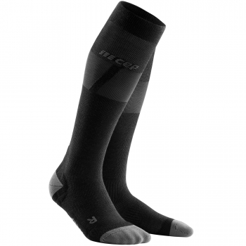 CEP Ski Ultralight Compression Socks Damen | Black Dark Grey