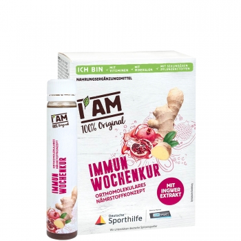 AM SPORT I'AM Immun Wochenkur | Box mit 7 Ampullen | MHD 31.07.23