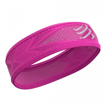 COMPRESSPORT Headband THIN | Fluo Pink 20