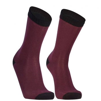 DexShell Ultra Thin Crew Socks | Wasserdicht | Burgundy Rot