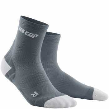 CEP Run Ultralight Short Cut Compression Socks Damen | Light Grey