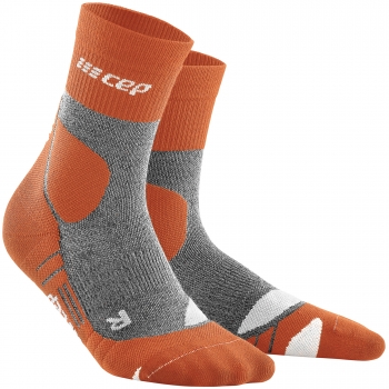 CEP Hiking Merino Mid Cut Compression Socks Damen | Sunset Grey