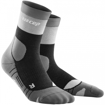CEP Hiking Light Merino Mid Cut Compression Socks Herren | Stone Grey