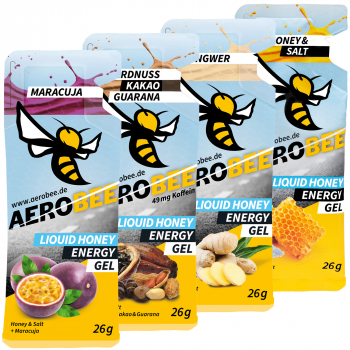 AEROBEE Liquid Honey Energy Gel Testpaket