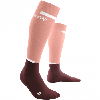CEP The Run 4.0 Compression Socks Damen | Rose Dark Red