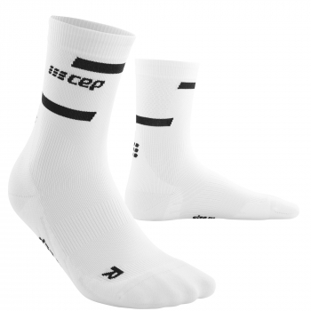 CEP The Run 4.0 Mid Cut Compression Socks Herren | White