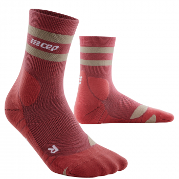 CEP Hiking Light Merino Mid Cut Compression Socks Damen | 80's Berry Sand