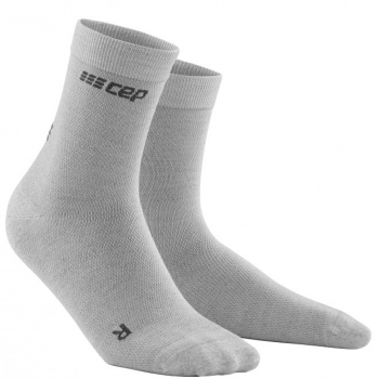 CEP Allday Mid Cut Compression Socks Herren | Light Grey
