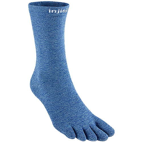 Injinji Liner Crew Zehensocken | Dolomite Blue | Ultrad�nn