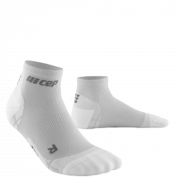 CEP Run Ultralight Low Cut Compression Socks Damen | Carbon White