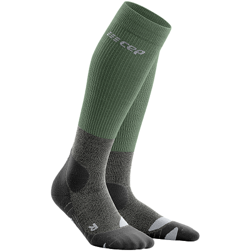 CEP Hiking Merino Compression Socks Herren | Green Grey