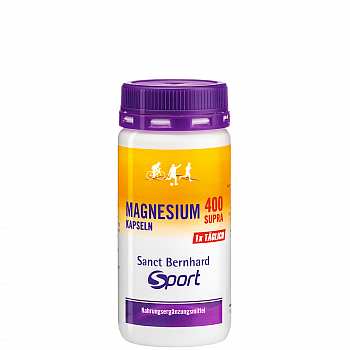 Sanct Bernhard Sport Magnesium 400 Supra Kapseln | Hoch dosiert