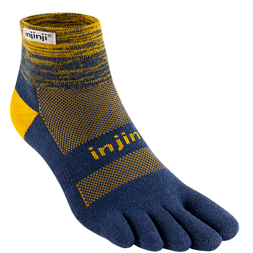 Injinji Trail Midweight Mini Crew Zehensocken | Moonlit Blue | Mitteldick