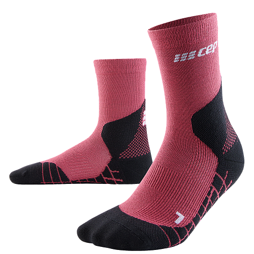 CEP Hiking Light Merino Mid Cut Compression Socks Damen | Berry