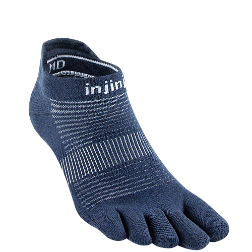 Injinji Run Lightweight No Show Zehensocken | Navy Blue | D�nn