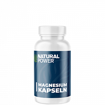 Natural Power Magnesium Kapseln | 2 Magnesiumquellen