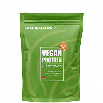 Natural Power Vegan Protein | Auf Sojabasis | 1000 g Beutel