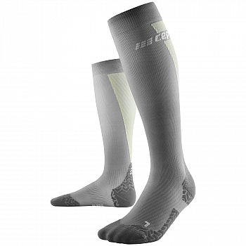 CEP Run Ultralight Compression Socks Herren | Grey Lime
