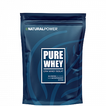 NATURAL POWER Pure Whey Isolat Protein Shake | 99 % Molkenproteinisolat