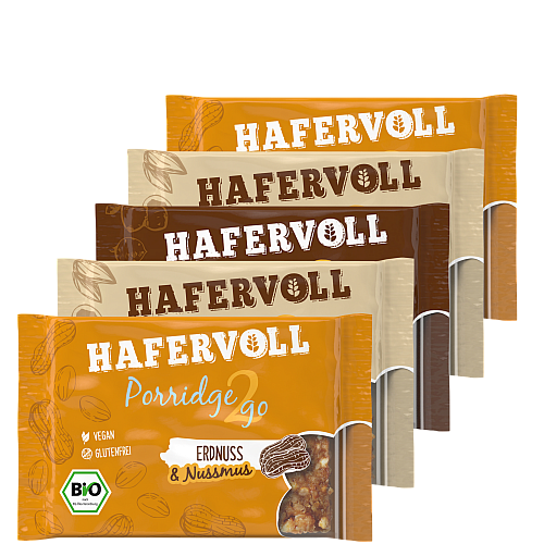 HAFERVOLL Porridge Energy Bar Testpaket | BIO DE-�KO-006