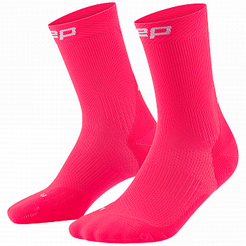 CEP Core Run 5.0 Mid Cut Compression Socks Damen | Pink
