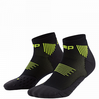 CEP Core Run 5.0 Low Cut Compression Socks Damen | Black-Lime